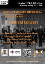Next Concert - 12th July 2026 - Romsey Abbey